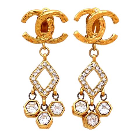 chanel earrings celebrities|authentic Chanel earrings.